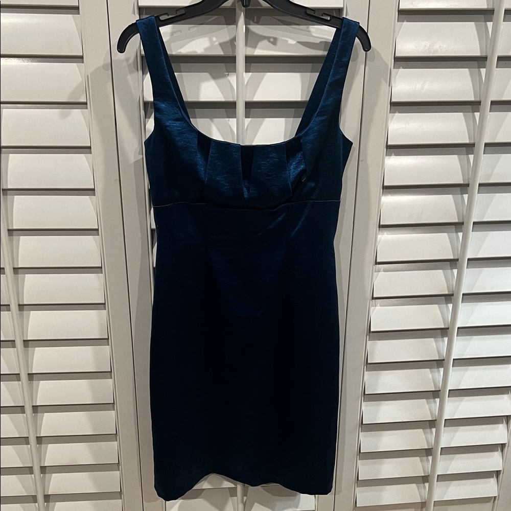 Connected Apparel Dark Blue Mini Dress